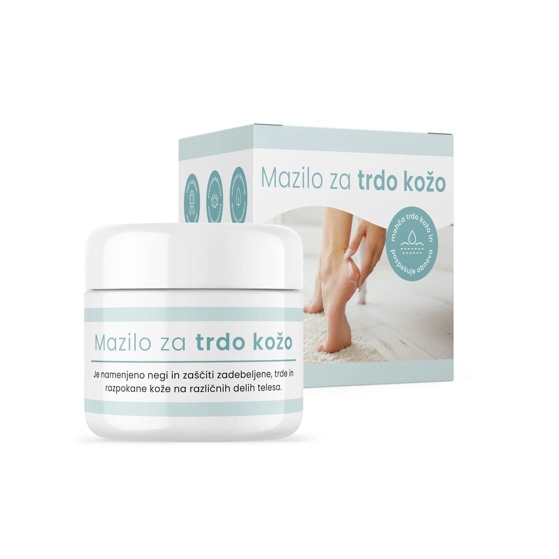 Private label callus softening ointment with salicylic acid and lactic acid, developed to soften hardened skin and help remove rough, thickened layers, available under your own brand by Galex Lab.