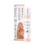 Private label scar care gel, developed to soften and smooth scarred skin, improve elasticity and help maintain skin moisture balance, available under your own brand by Galex Lab.