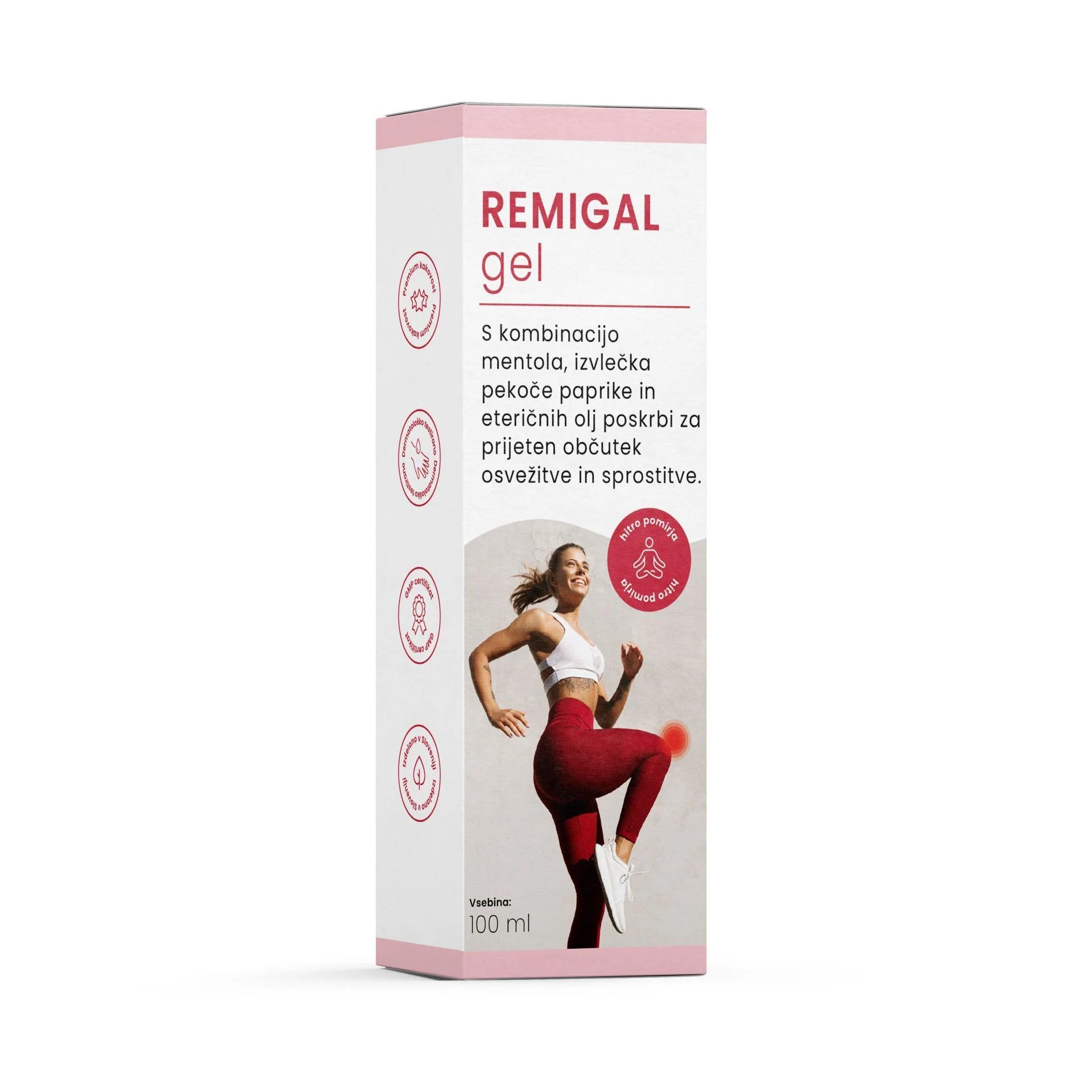 Private label cooling and warming massage gel, developed to relax the body before and after sports activity, support peripheral circulation and provide an immediate cooling followed by a warming sensation, available under your own brand by Galex Lab.