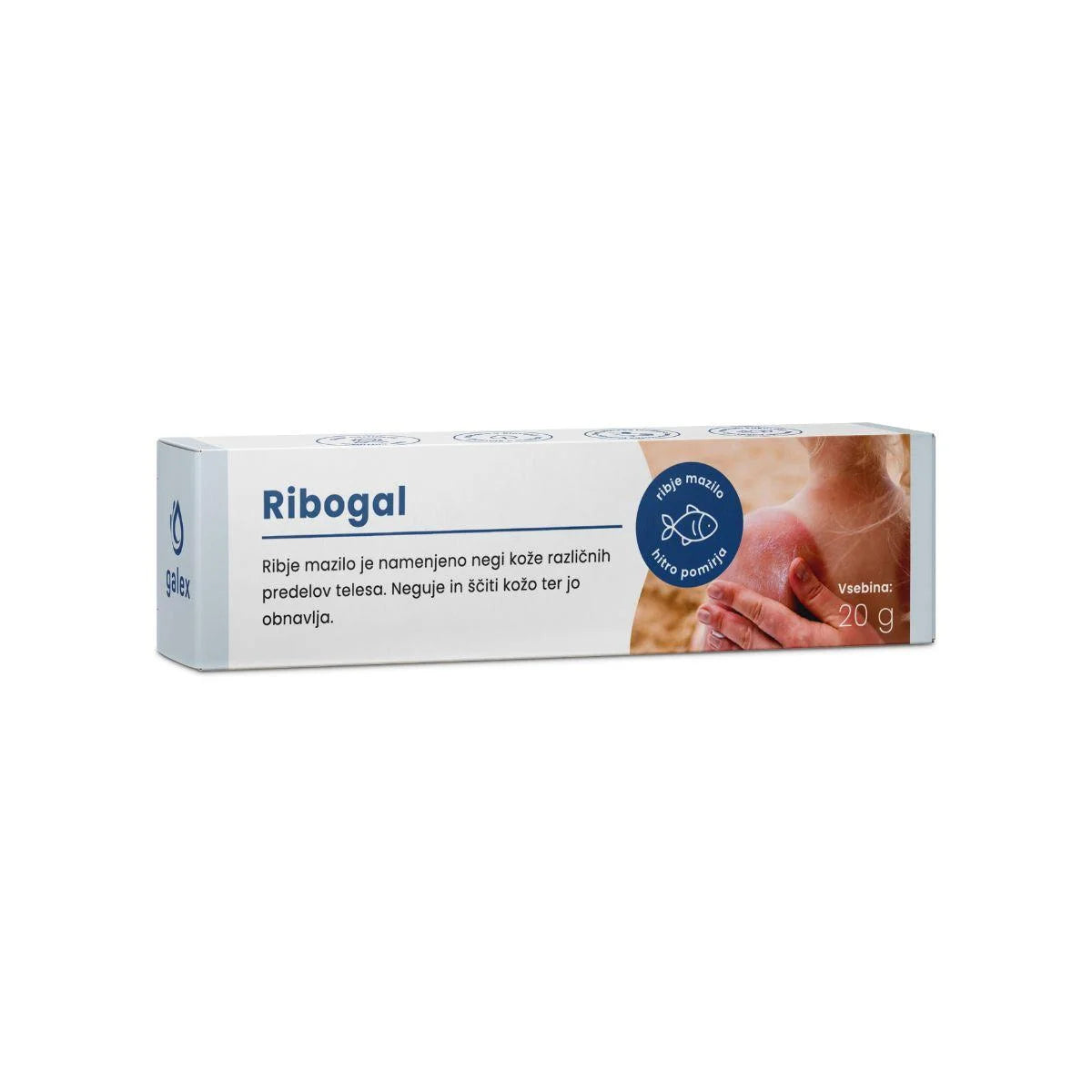 Private label fish oil ointment with vitamins A and D, developed to nourish dry, irritated and damaged skin and suitable for the whole family, available under your own brand by Galex Lab.